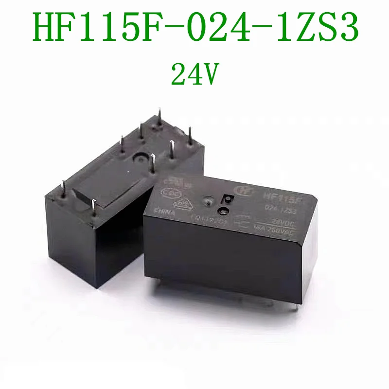 Реле HF115F 005-1ZS3 012-1ZS3 024-1ZS3 16A 250VAC 8pin 5В 12В 24VDC JQC115F HF115F-005 012 реле 50 шт.