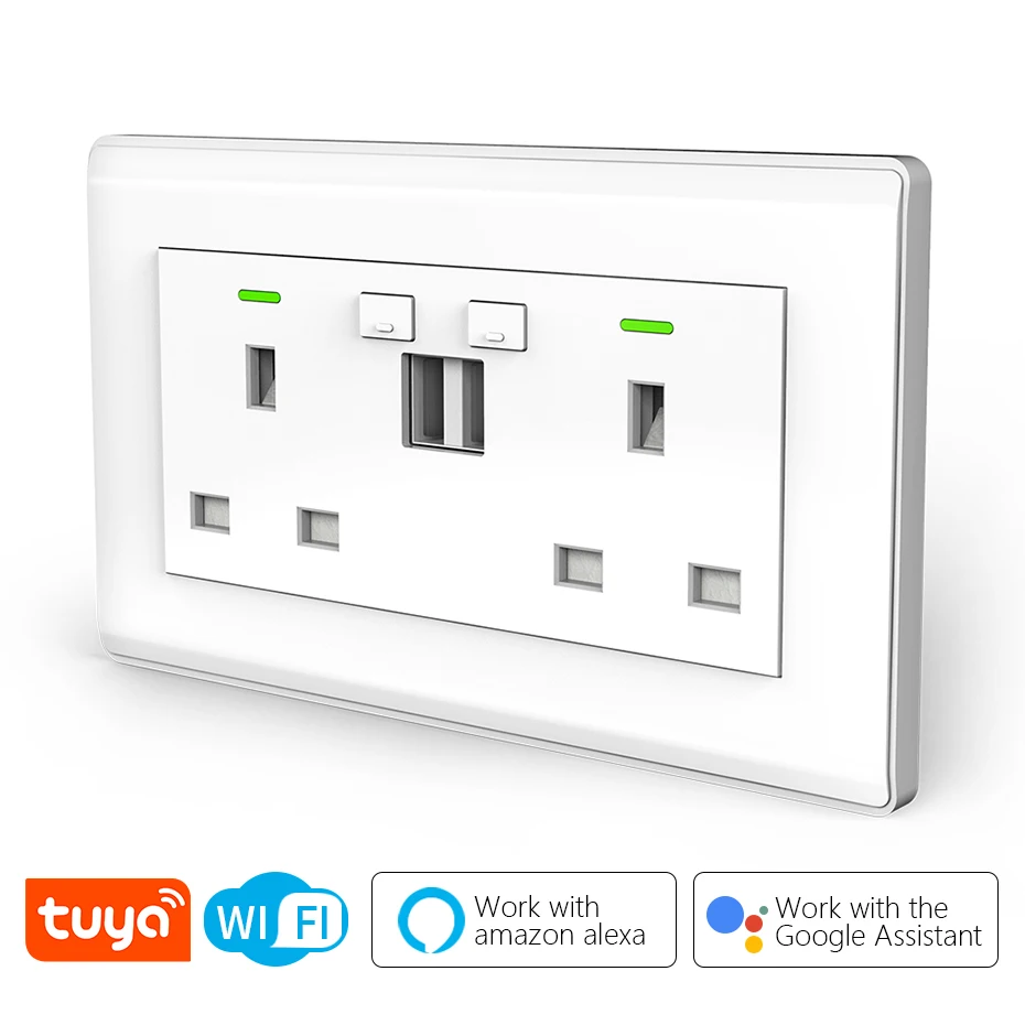 Умная розетка с двумя USB-портами и поддержкой Wi-Fi |