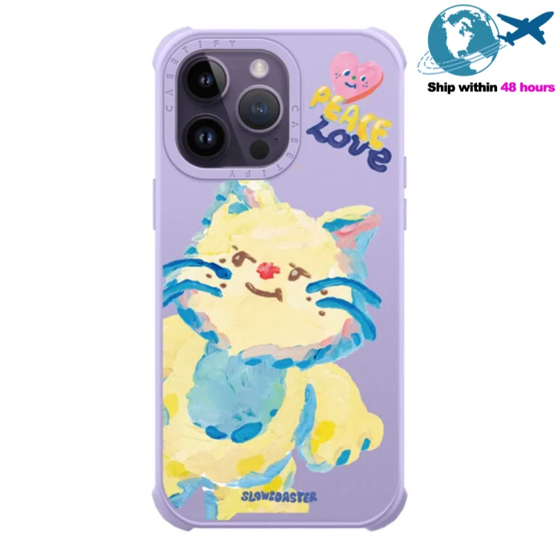 

CASETIFY Star Cat Silica Gel Cases for iPhone 12 13 14 ProMax 12Pro 13Pro Girl Sculpture Quadrangle Anti-drop Soft Cover E0329