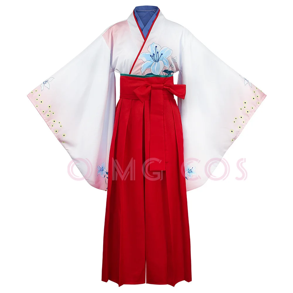 Японское кимоно для косплея Yuriko Nishinotouin, студенческое кимоно, аниме одежда