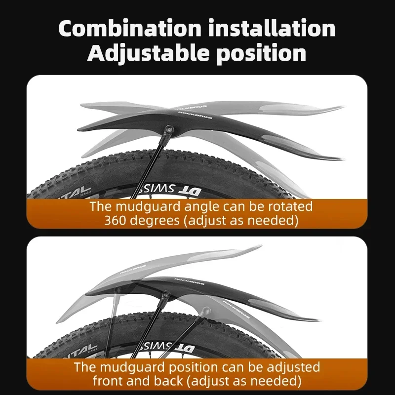 ROCKBROS брызговик для горного велосипеда расширенное быстросъемное крыло 26-29