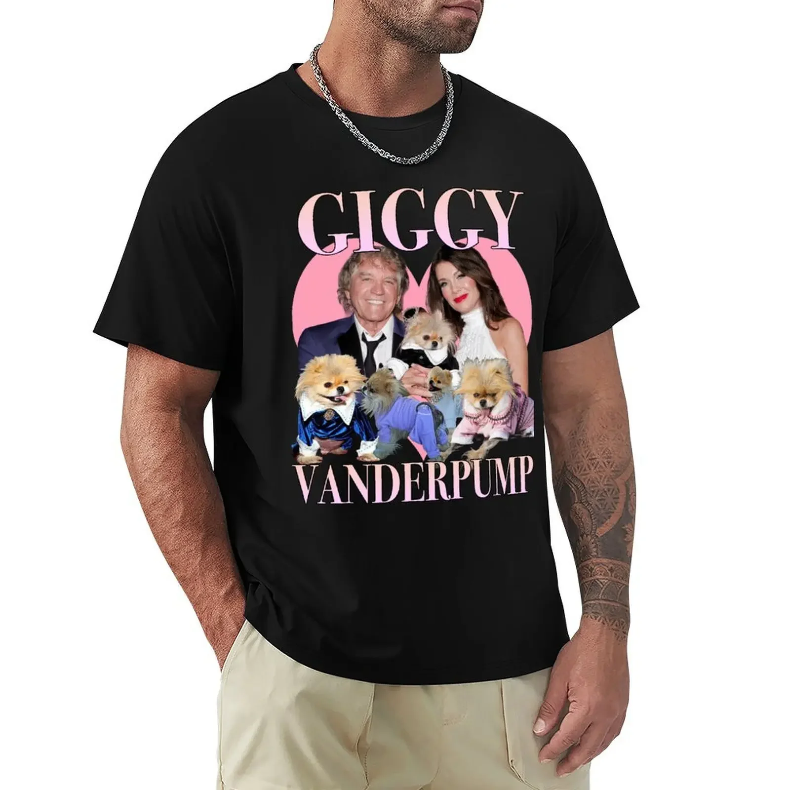 Мужская футболка с графическим принтом Giggy Vanderpump