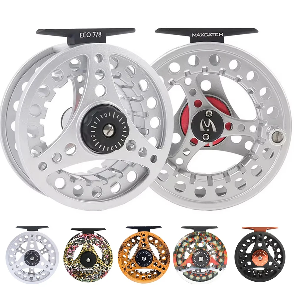 Нахлыстовая катушка TXBUNBOF ECO 3-8WT большая алюминиевая Рыболовная для ловли