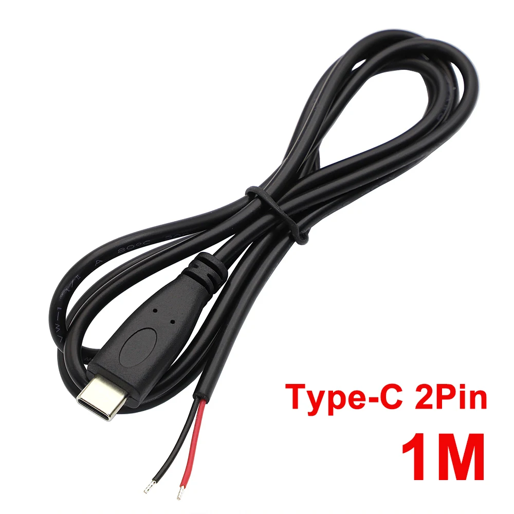 

HBXINTAO USB C кабель питания 22AWG черный 25/100 см