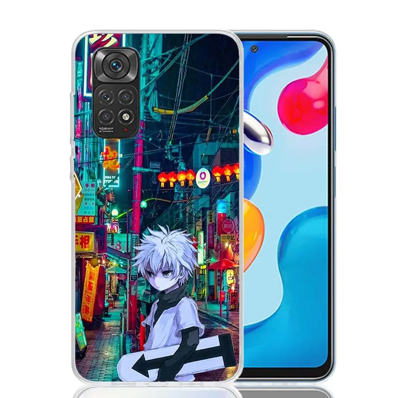 Чехол для телефона Hunter HXH Killua чехол с художественным рисунком Xiaomi Redmi Note 13 12S 12 11S 11E