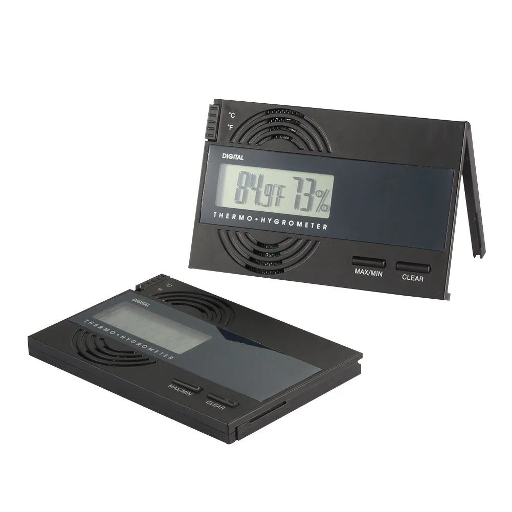 

GALINER Digital Cigar Hygrometer Thermometer Accurate Practical Cigar Humidor Accessories With Folding Bracket