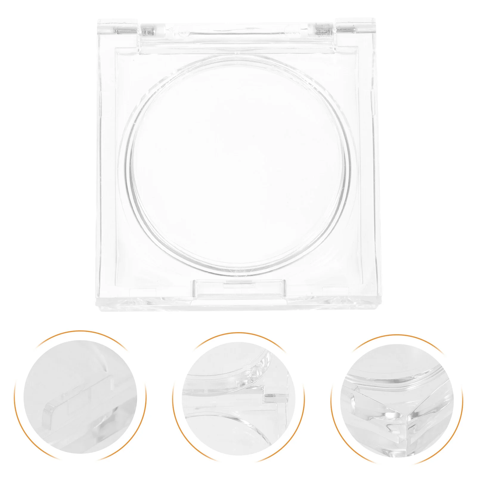 

Powder Box Sample Cases Cosmetics Tray Square Shaped Plastic Serving Trays Lipstick