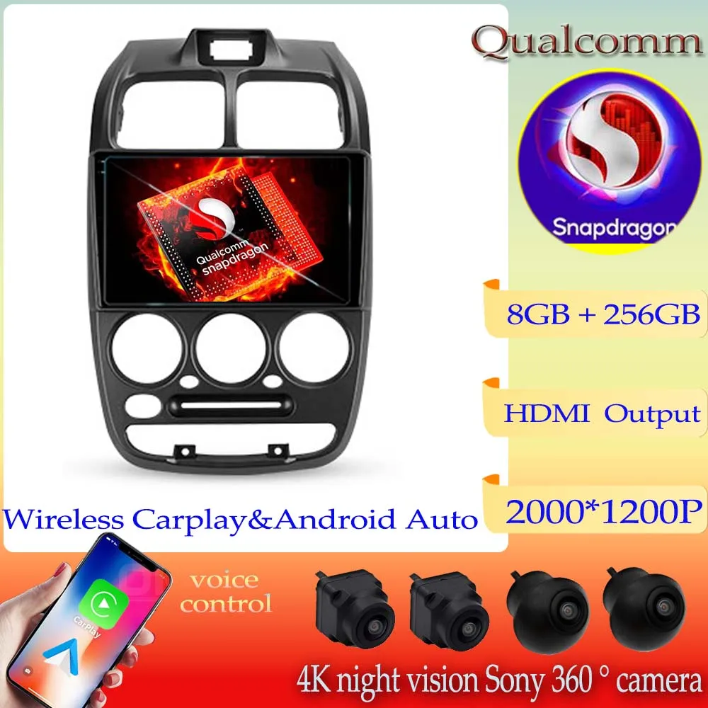 

Мультимедийный плеер Qualcomm Snapdragon Android 13, BT навигация GPS для Hyundai Accent II 2 LC2 1999 - 2012 Стерео головное устройство 2din