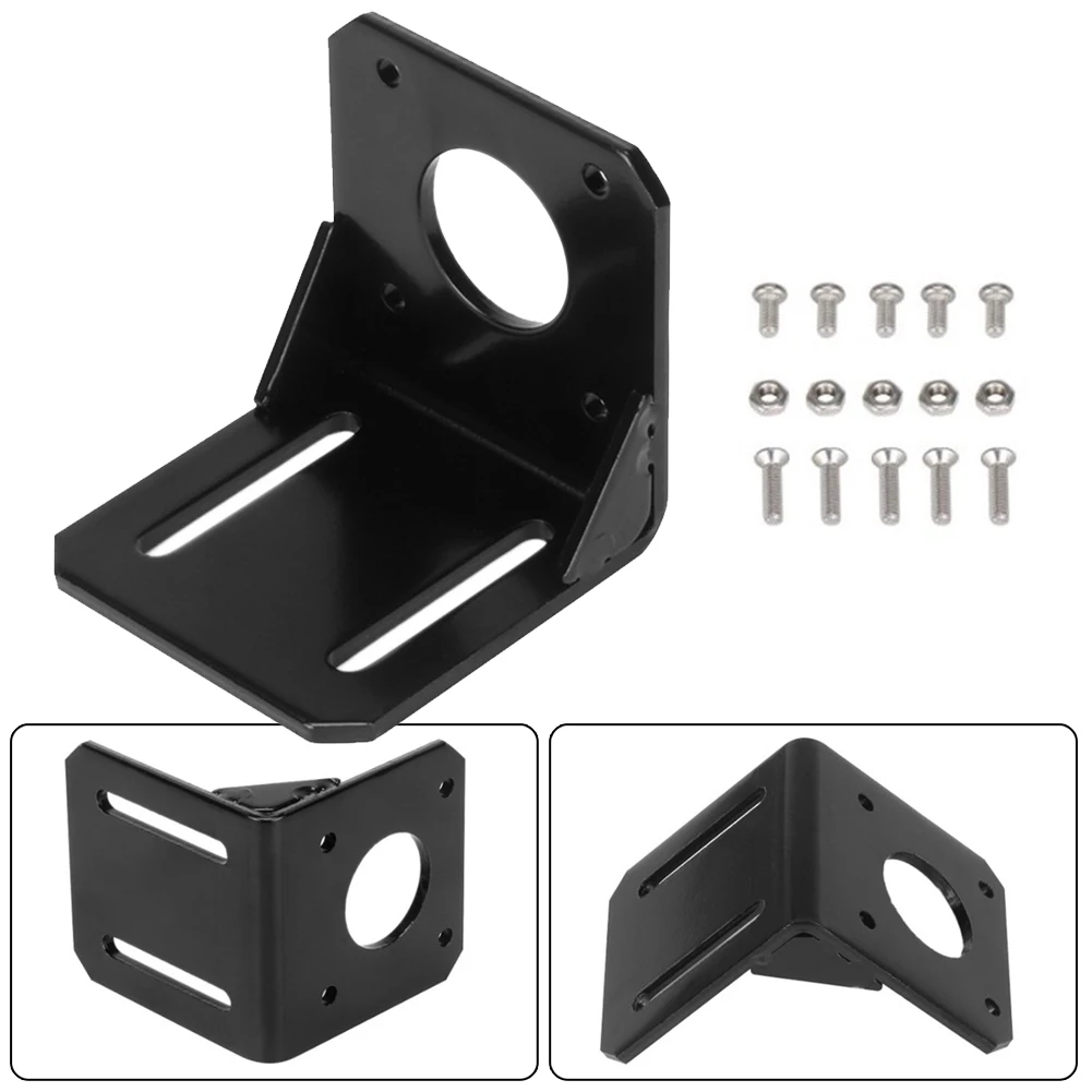 

Motor Bracket 42 Stepping Support Mounting L Type Steppr Motor Holder With Screws Accessories 51*51mm Alloy Steel Motor Bracket
