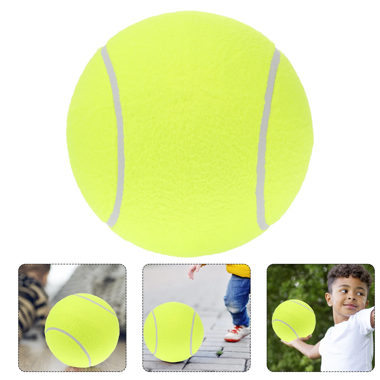 

Большая теннисная тренировочная игрушка для питомцев, 24 см, 9,5 дюйма