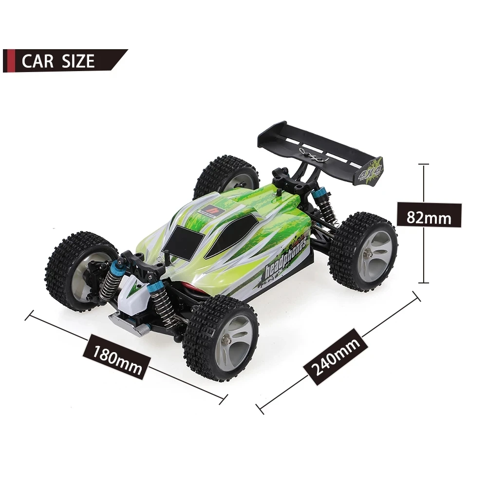 WLtoys A959 959B 2.4G Racing RC Car 70KM/H 4WD Electric High Speed Car Off-Road Drift Remote Control Toys for Children enlarge