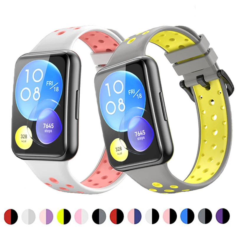 

Smartwatch Sport Band For Huawei Watch FIT 2 Strap Silicone correa Wristband Breathable bracelet Huawei watch fit2 Accessories