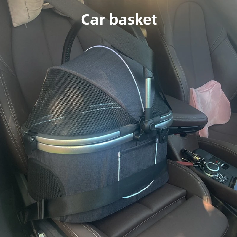 Новая двухслойная коляска для домашних животных большая несколько колясок кошек