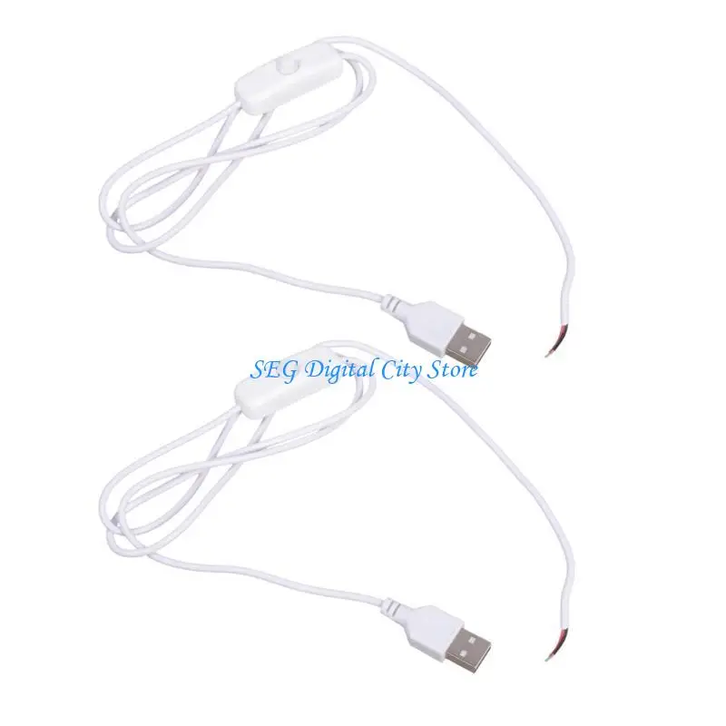 Фото U75B 5V1A USB-папа с открытым проводом Шнур питания для использования в ремонте лампы охлаждающего вентилятора №2