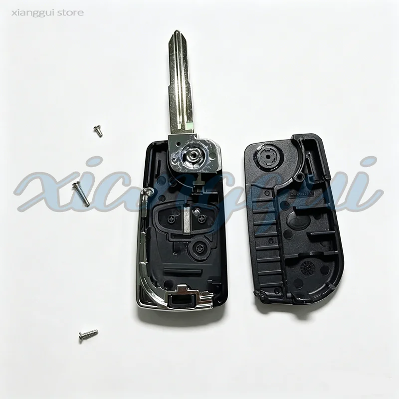 Фото Модифицированный корпус ключа зажигания с 2/3 кнопками для Mitsubishi Lancer EX Evolution Grandis Outlander ASX Triton Pajero №3
