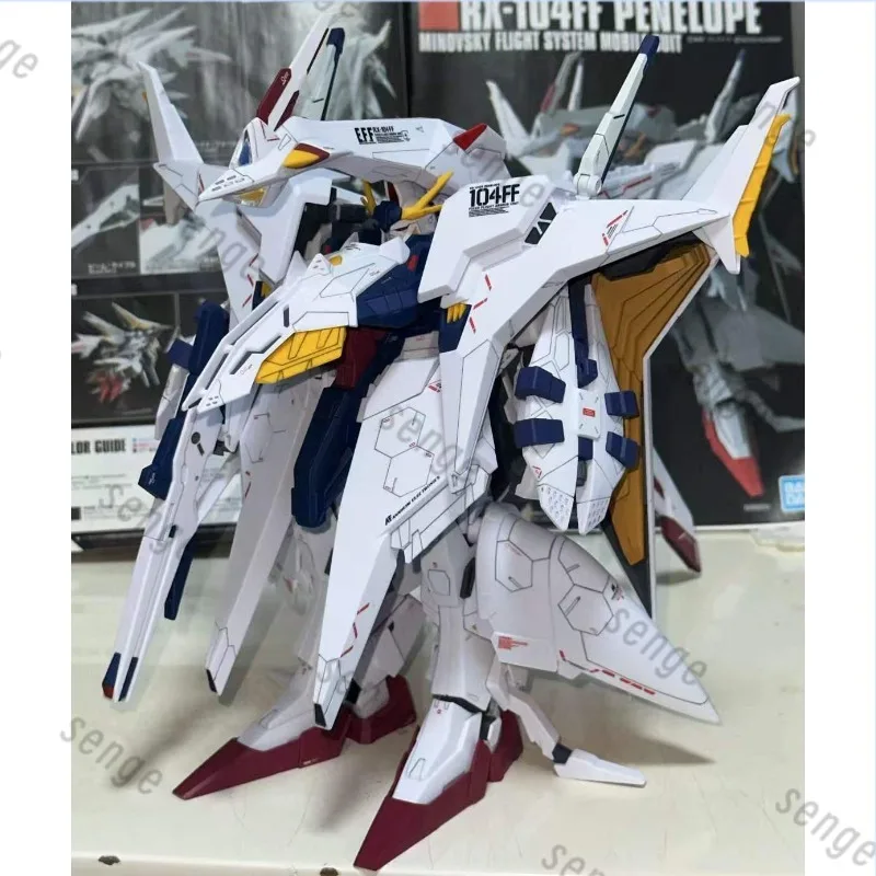 Фото Оригинальный товар Bandai HG 1/144 Penelope White Goose RX-104FF Shining Hathaway Gundam, сборная модель, коллекционная игрушка, подарок. №4