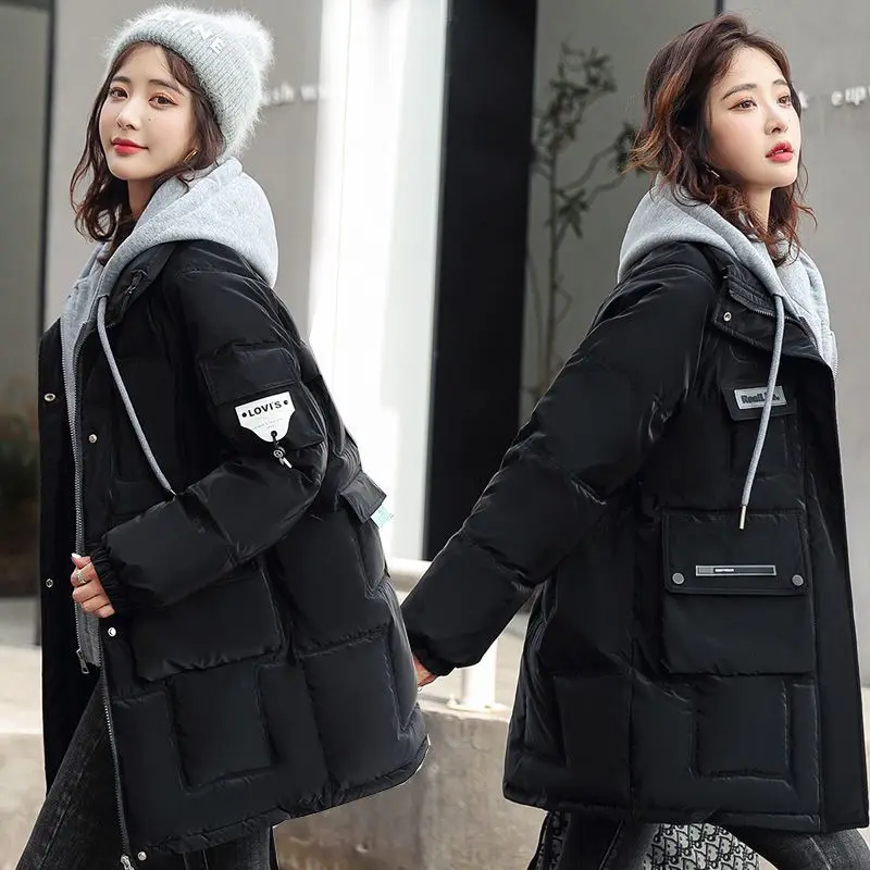 Winter Women's Cold Coat Parkas Super Hot Coat High End Long Hooded Padded Jacket Jackets Snow Outercoat Cheap Wholesale Fashion