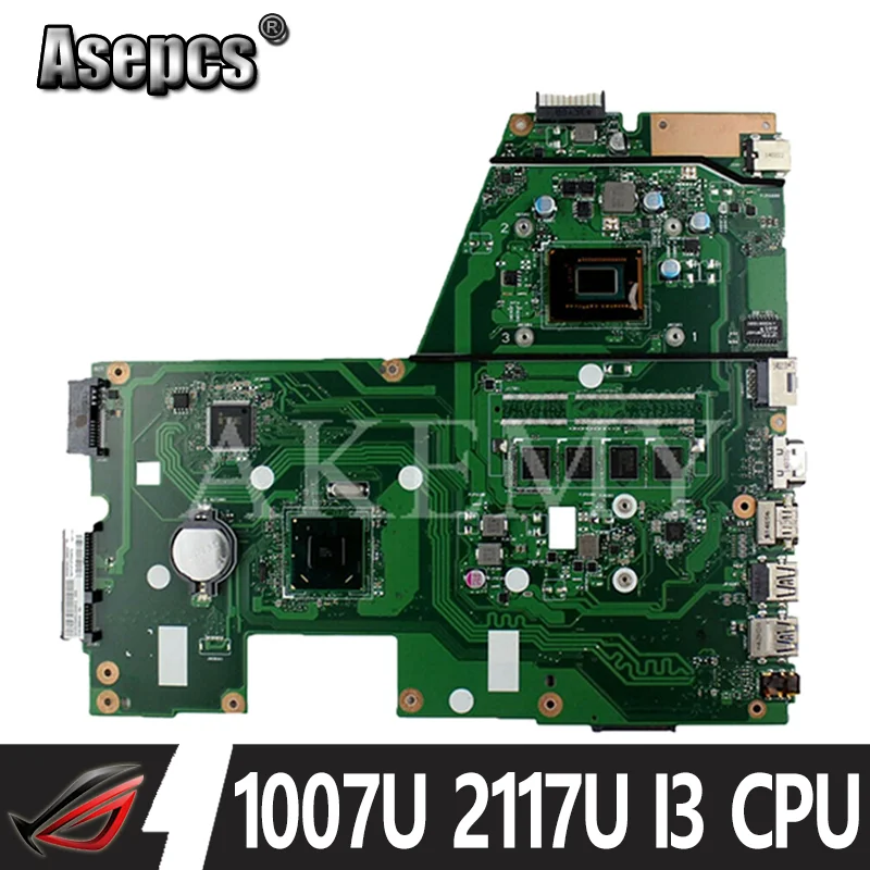 

X551CA Laptop Motherboard For Asus X551CA X551CAP X551C X551 F551C F551CA original Notebook Mainboard 1007U 2117U I3 CPU 2GB RAM
