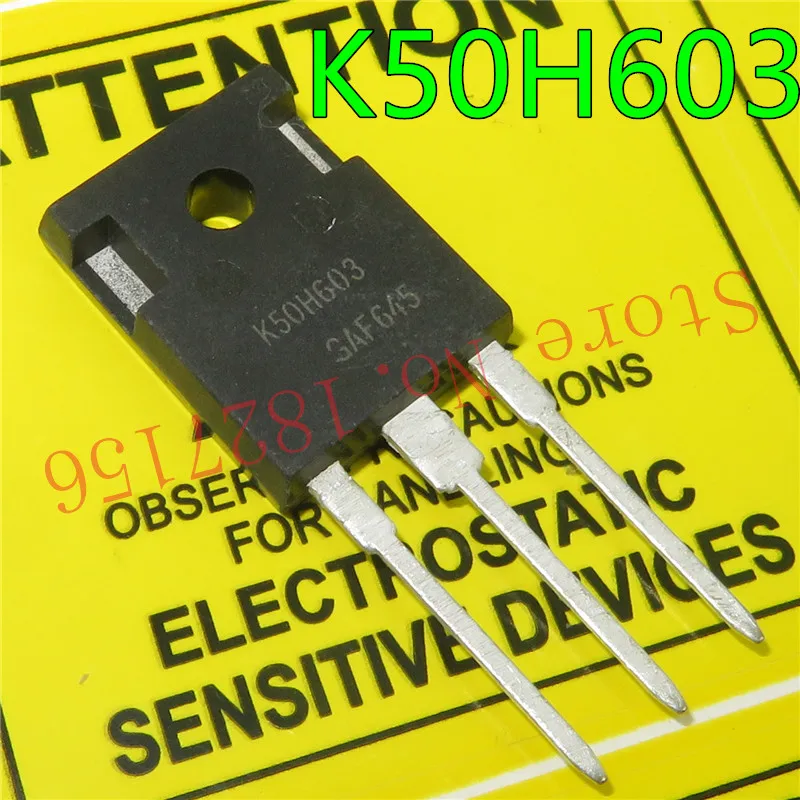 

1 шт., IKW50N60H3 TO247 K50H603 TO-247, IKW50N60, TO-3P Новый и оригинальный HJXRHGAL