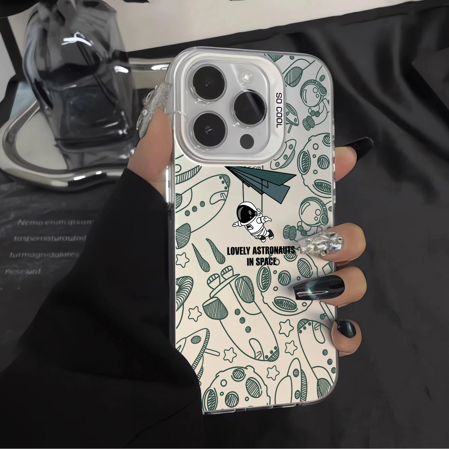 Креативный чехол для телефона с астронавтом OPPO A16 A17 A18 A31 A37 A38 A55 A57 A58 A74 A76 A78 A94 A98 4G 5G