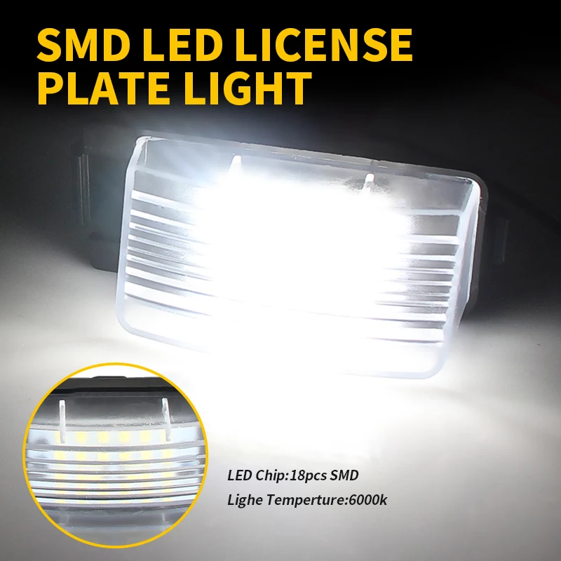 Подсветка номерного знака для Nissan Tiida Livina Versa Infiniti Skyline V36 G35 G37 350Z 1 пара