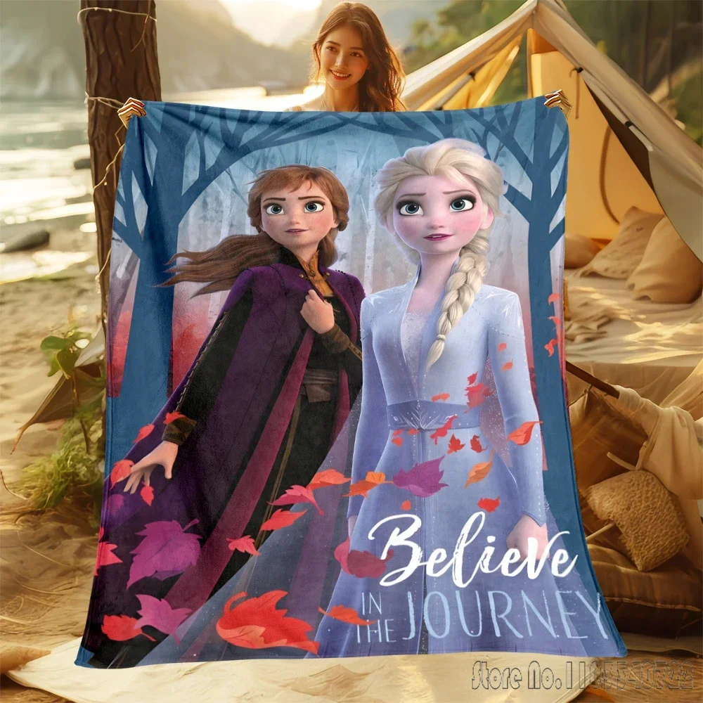 Одеяло детское флисовое с 3D-принтом Холодное сердце