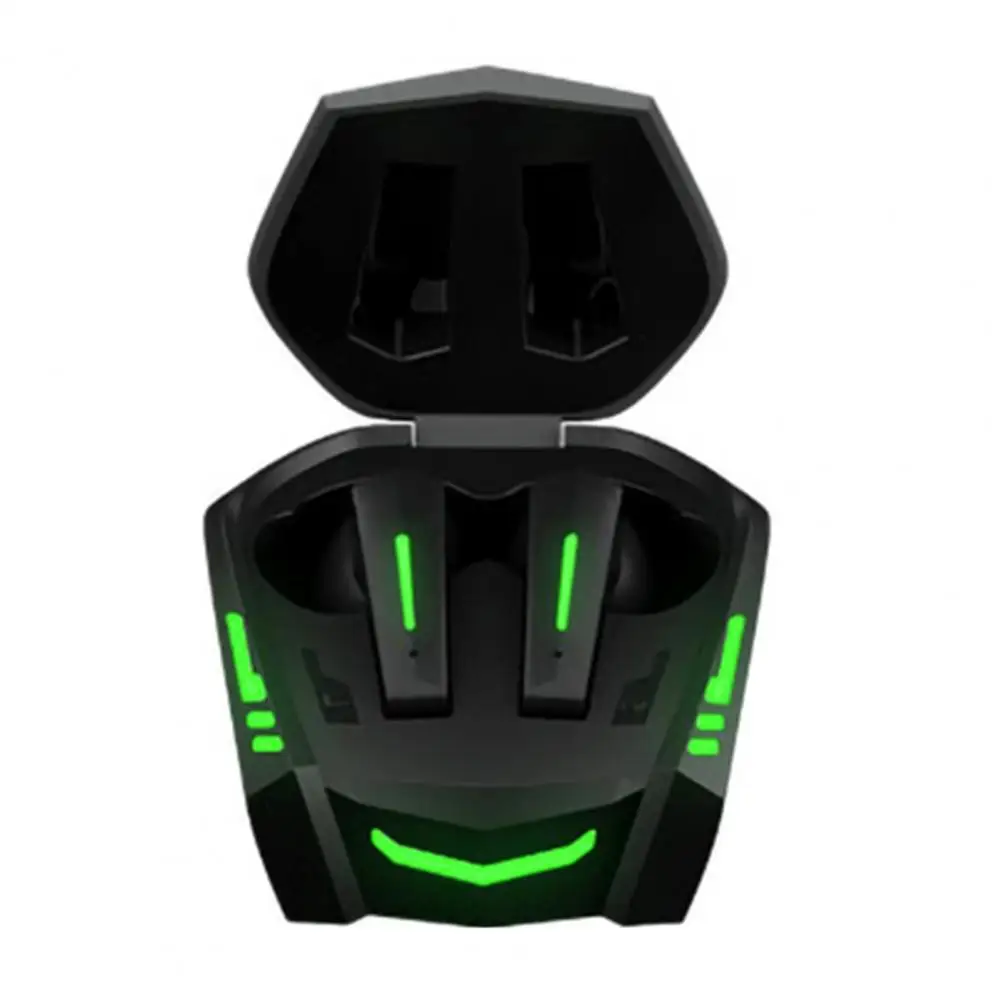 

Black Color Good Stereo Sound Deep Bass Bluetooth-compatible 5.1 Earphone Set ABS Sport Earphone Ultra-Low Latency for Dorm