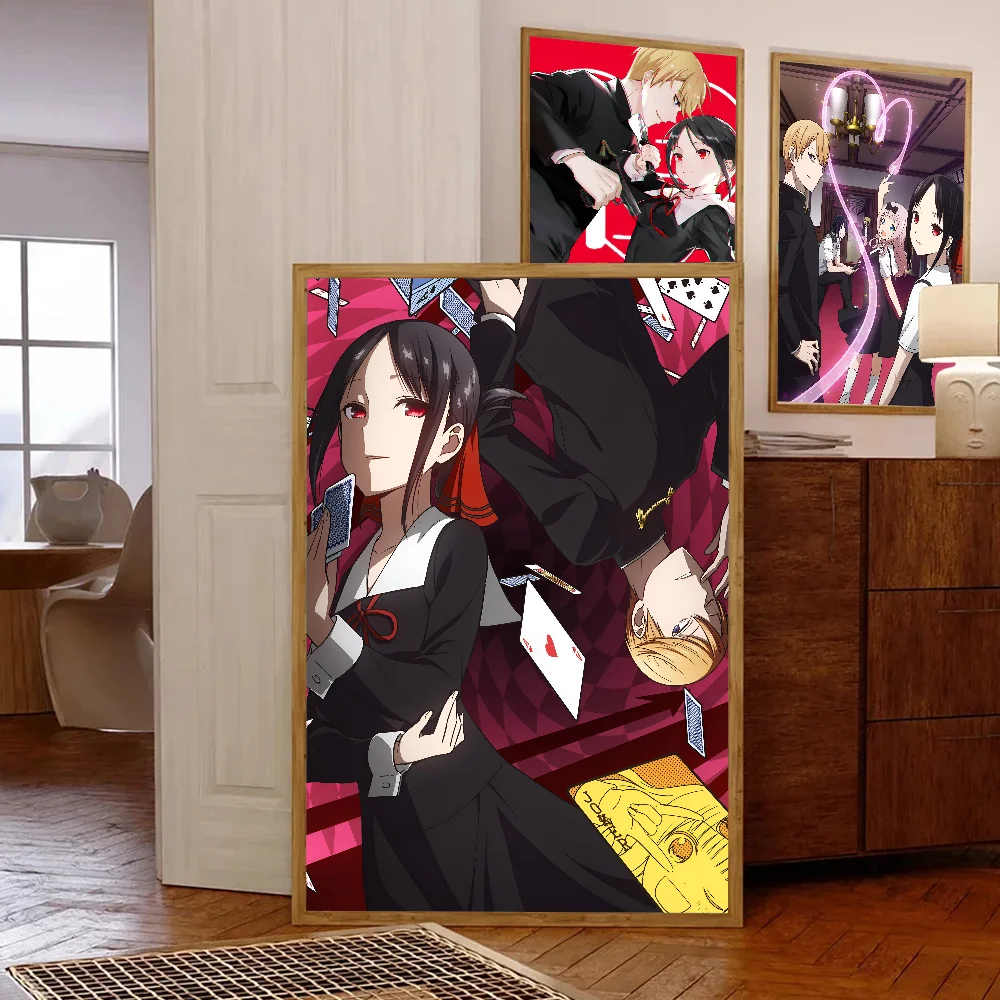 Плакат Аниме K-Kaguya-sama Love Is War бумажный плакат с принтом для дома гостиной спальни