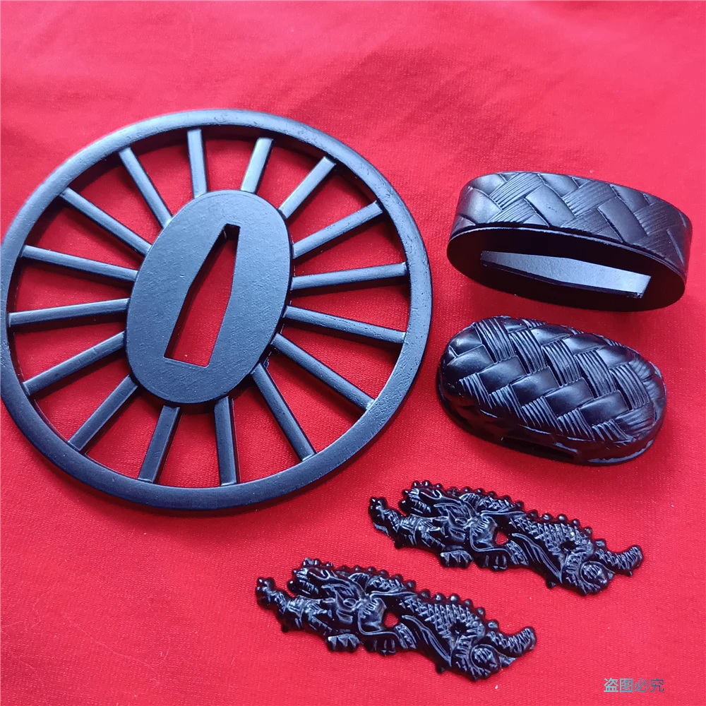 Очень хороший японский набор запчастей Tsuba Fuchi Кашира менюки для японских