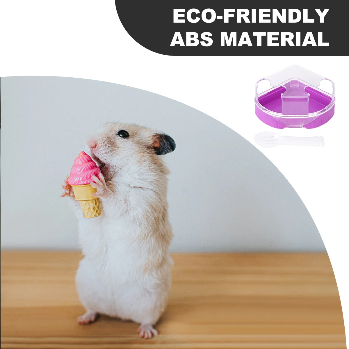 

Hamster Bath Sand Litter Box Bathroom Toilet Pet Cage Hamsters Sauna Guinea Critter Bathtub Potty Free Room Bathing Toys Bowl