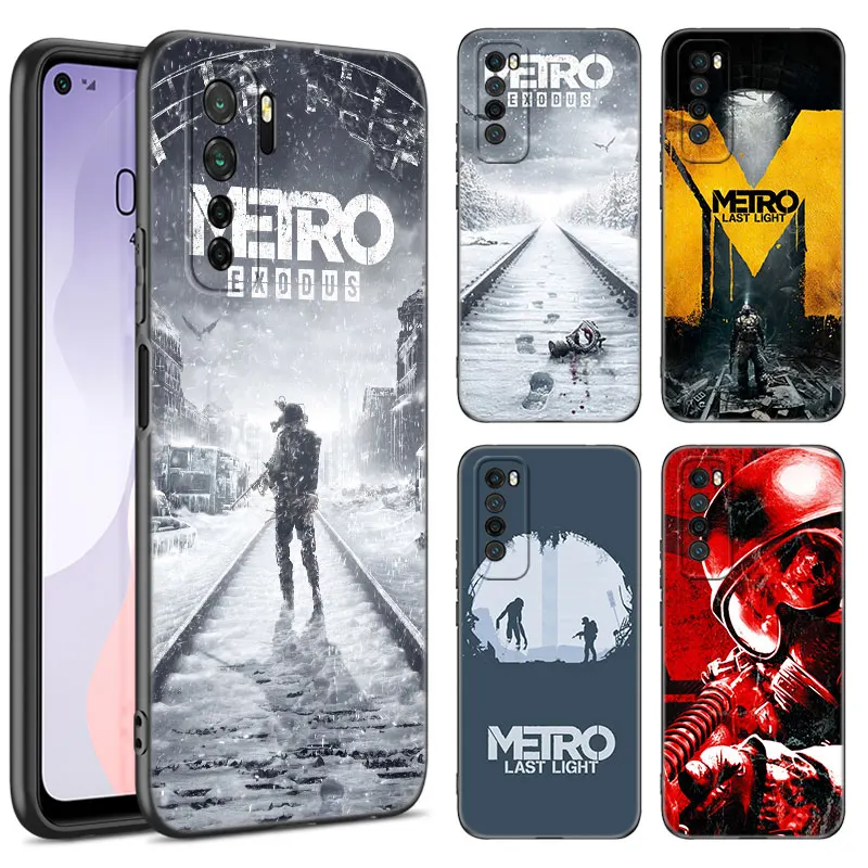 Черный силиконовый чехол для телефона Metro 2033 Huawei Nova 8 9 10 SE 11 Ultra 12 Pro 7i 8i 11i 11E Y70 Plus Y60