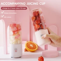 portable blender usb rechargeable fruit juice handheld smoothie maker blender stirring rechargeable kawaii juicer