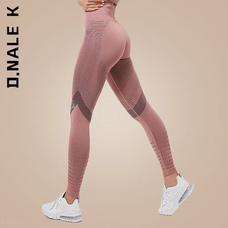 

D.Nale K Seamless New Women Push Up Sporty Leggings For Women Scrunch Fitness Clothing Tights Gym Female Yoga Pants Women