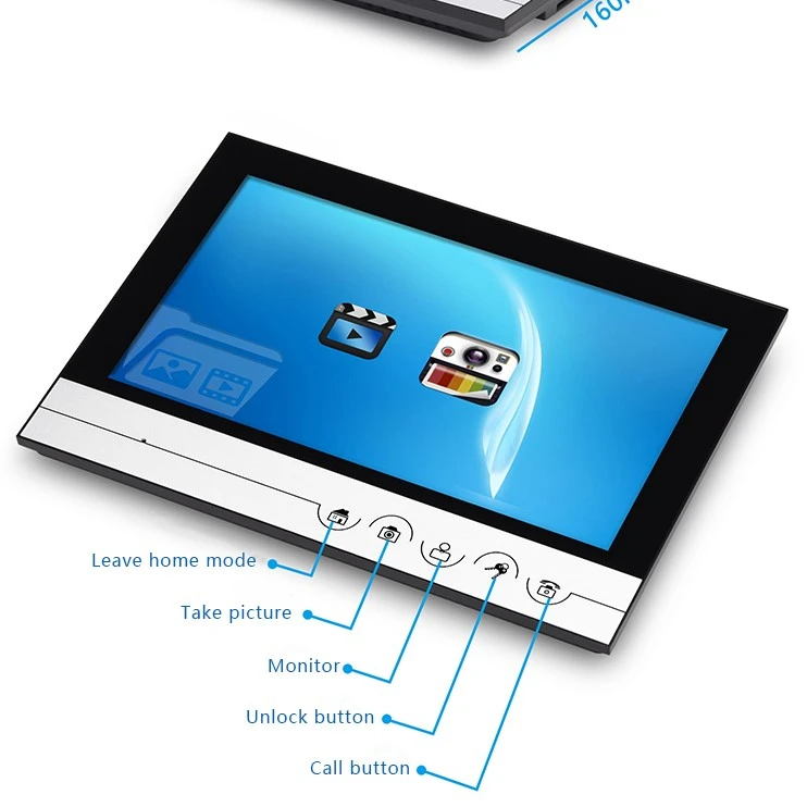 

4-Wired WIFI System Doorbell With HD Camera Ring Doorbell Camera Inercom Access Control Product