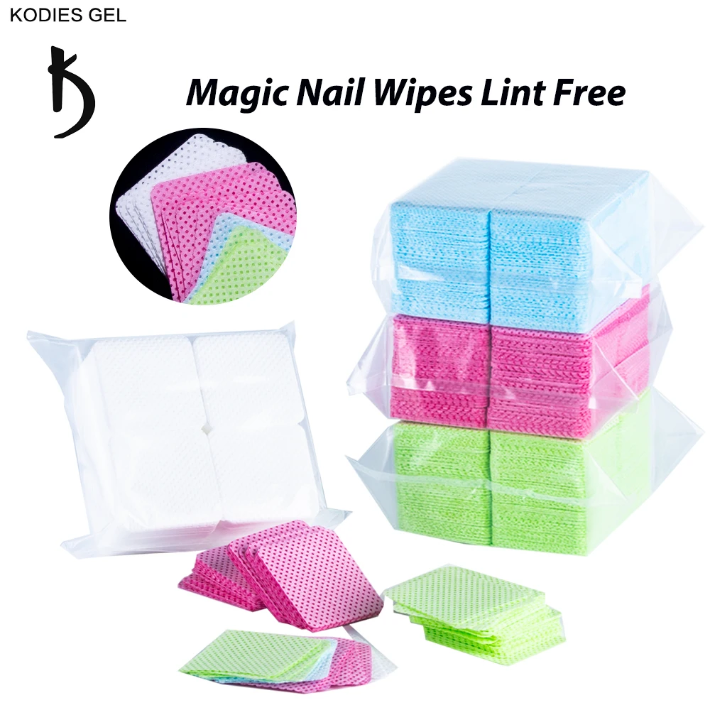 

Гель KODIES 250/500 шт салфетки для ногтей без ворса волшебный лак для ногтей для удаления бумажных подушек хлопковые салфетки для маникюра очист...