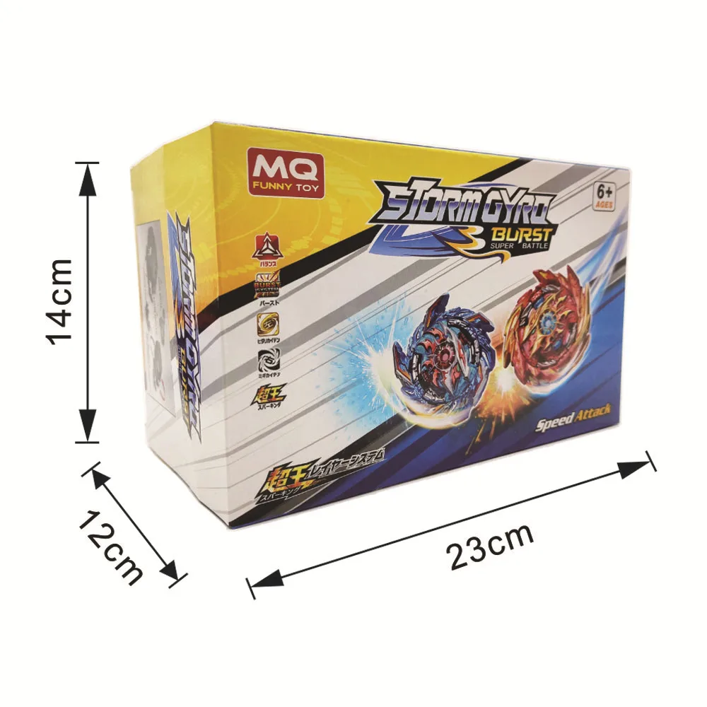 Фото Набор волчков Beyblades с ручкой-пусковой установкой, боевой верх, игрушечный лопастной ящик для хранения, 8 топов, 3 пусковых приборов, подарок д... №5