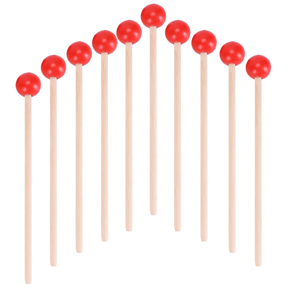 

15 Pcs Hammer Musics Mallets Drum Sticks Wooden Toys Babies Instrument Percussion Hammers Baby