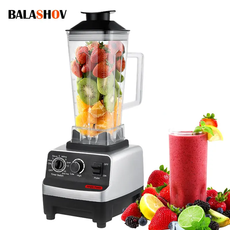 2000W Smart Commercial Timer Blender Fruit Juicer Food Proce