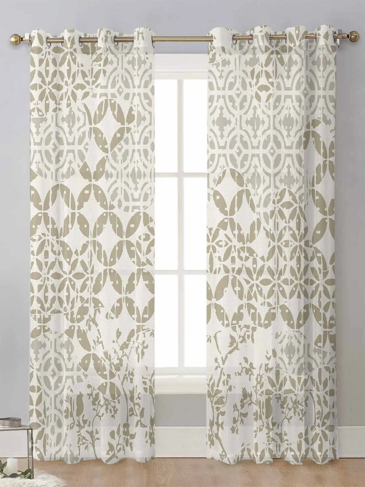 

Rustic Marble Texture Sheer Curtains For Living Room Window Screening Transparent Voile Tulle Curtain Cortinas Drapes Home Decor