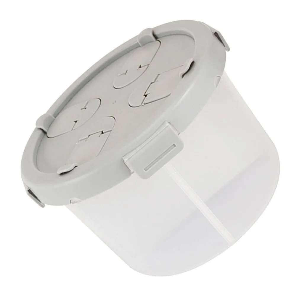 

4 Grids Transparent Sealed Can Storage Jar with Multi-Open Lid Home Kitchen Food Container Tool S