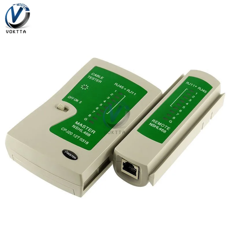 Сетевой тестер кабельный для сетевого кабеля RJ45 RJ11 RJ12 CAT5 детектор трекер