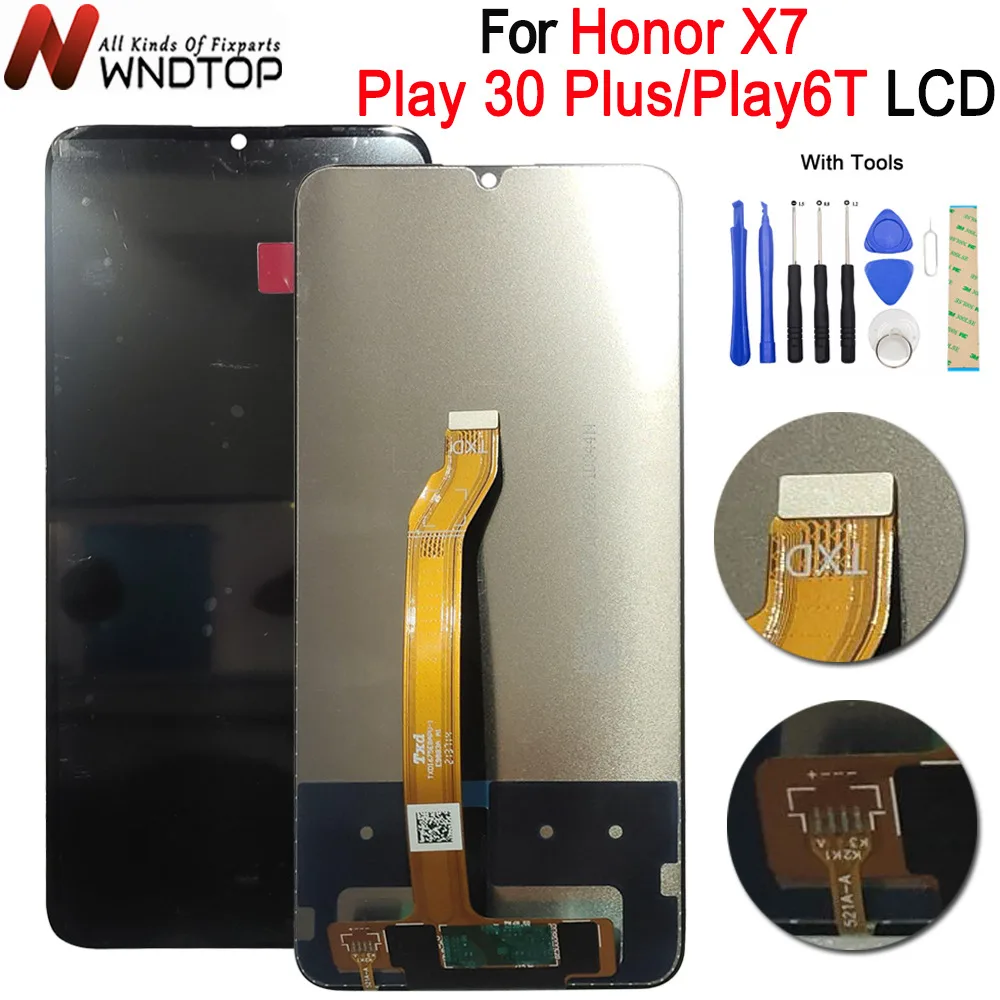 

6.74''Original For Huawei Honor X7 CMA-AN0 LCD Display Touch Screen Panel Digitizer For Honor Play 30 Plus / Play6T CMA-AN40 LCD