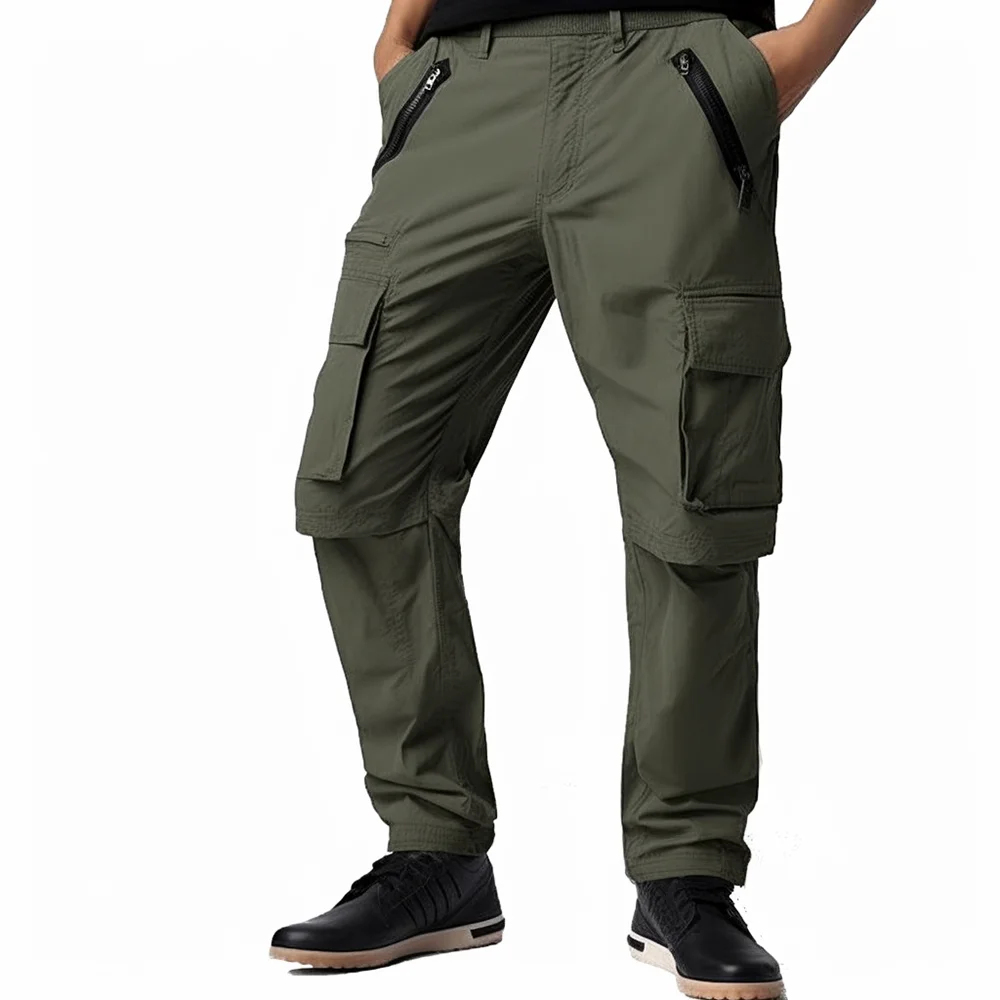 

Men's Cargo Pants for Fishing Hiking Multiple Pockets Pants