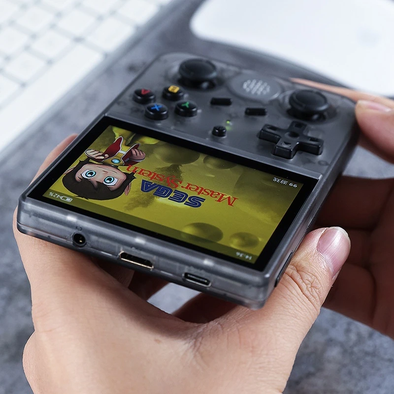 Портативная Игровая Консоль В Стиле Ретро Rg353vs 3 5-дюймовый IPS-дисплей 256 ГБ