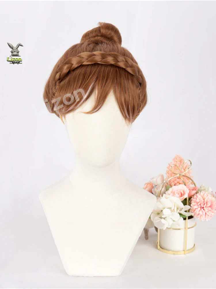 Топ Qualtiy Braids Короткие натуральные коричневые смешанные блондинки Анна Updo