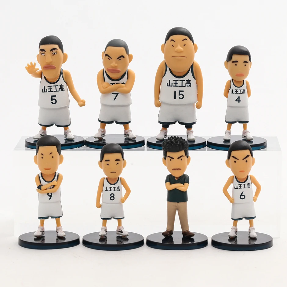 

Slam Dunk Team Akita SANNOH Collectile Model Anime Figures Dolls Toys Brithday Gifts 8pcs/set