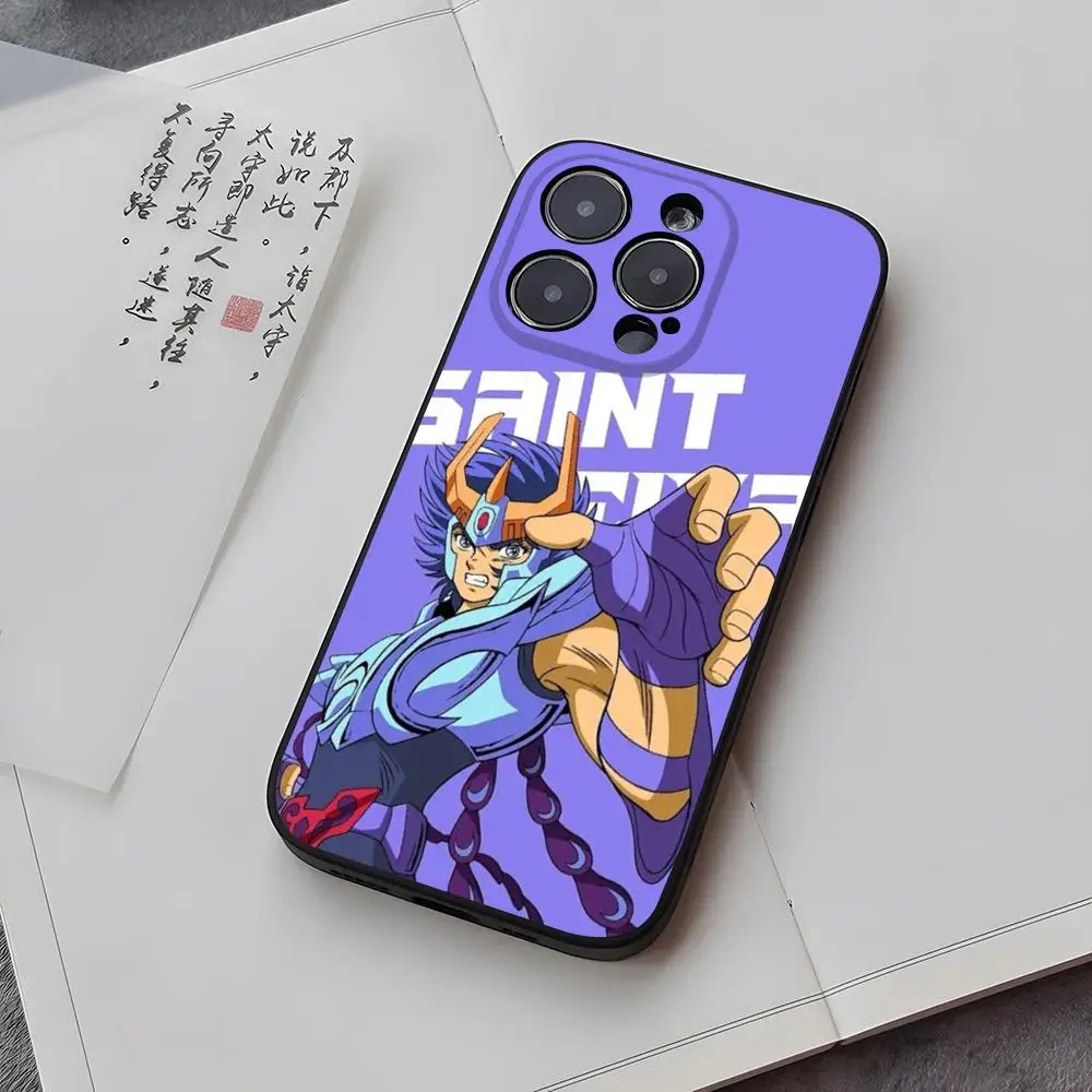 Чехол для телефона Saint Seiya iPhone 16 Pro Max 15 11 13 14 Xs Mini Xr X 7 Plus Shell Coque