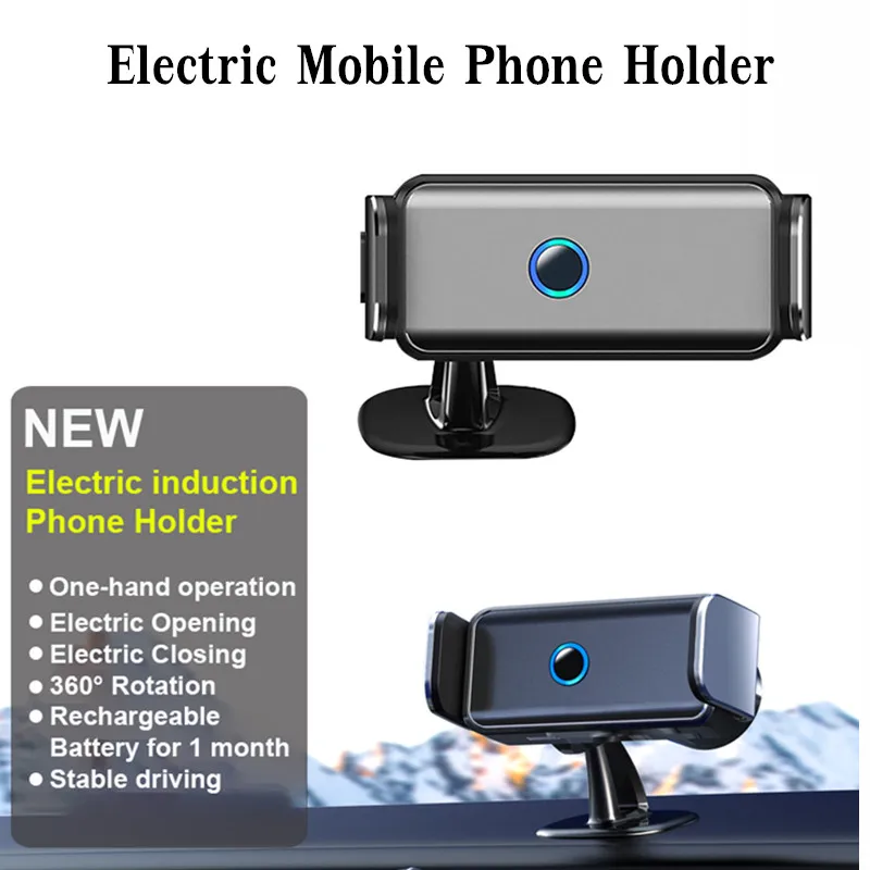 

Universal Adjustable Electric Mobile Phone Holder Air Vent Clip Mount Smartphone GPS Clamp Android iPhone Navigation Car Bracket