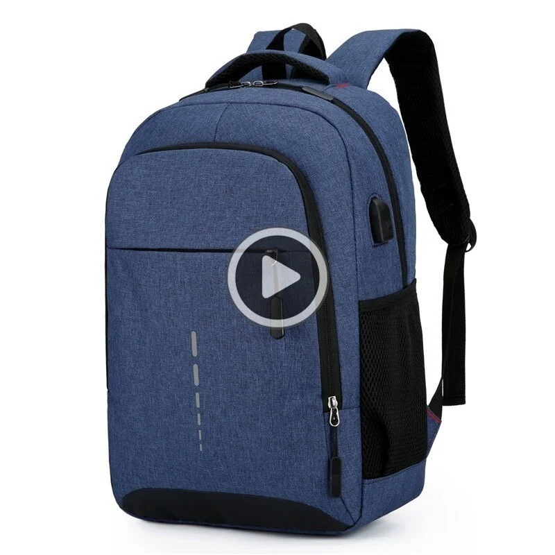 

Мужской рюкзак, вместительный простой модный дорожный женский студенческий Компьютеризированный рюкзак