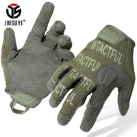 men tactical hunting glove non slip breathable sport fishing camping shooting cycling working full finger gloves summer mittens
